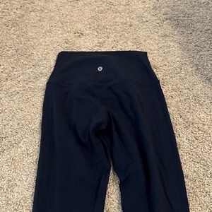 Lululemon Navy Blue Leggings Soft Comfy Stretch Sz 4 Like New